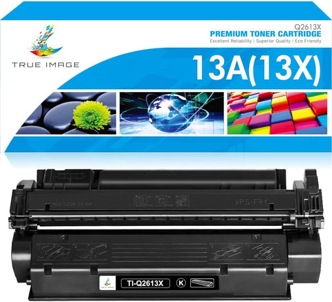 TRUE IMAGE Compatible Toner Cartridge Replacement for HP 13X 15A 15X 13A Q2613X C7115X C7115A Q2613A for Laserjet 1200 1300 1300n 3380 3300 1000 1220 3320 3330 Printer Ink (Black, 1-Pack)