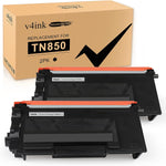 v4ink 2 Pack Compatible Toner Cartridge Replacement for Brother TN850 TN820 TN 850 to use with HLL6200DW HLL6200DWT HLL6250DW MFCL5800DW MFCL5900DW DCPL5500DN Series Printers , Enhanced Version