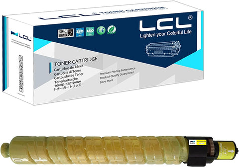 LCL Compatible Toner Cartridge Replacement for Ricoh 841453 MP C4501 C5501 C9145 C9155 LD645C LD655C High Yield Aficio MP C4501 C5501 Gestetner C9145 C9155 Lanier LD 645C LD 655C (1-Pack Yellow)