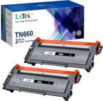 LxTek Compatible Toner Cartridge Replacement for Brother TN660 TN-660 TN630 TN-630 to Compatible with HL-L2300D HL-L2380DW HL-L2340DW HL-L2320D DCP-L2540DW MFC-L2740DW Printer(2 Black), High Yield