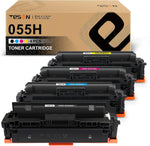 055H TESEN Compatible Toner Cartridge Replacement for Canon 055H 055 for Canon ImageClass MF740C MF741Cdw MF743Cdw MF745Cdw MF746Cdw LBP660C Printer High Yield Black Cyan Magenta Yellow 4 Pack