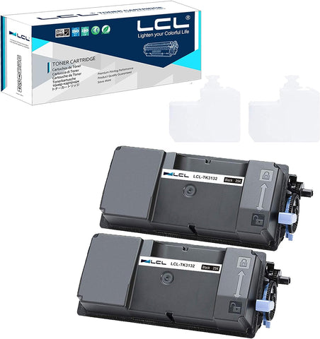 LCL Compatible Toner Cartridge Replacement for Kyocera TK3132 TK-3132 1T02LV0US0 ECOSYS M3560idn FS-4300DN (2-Pack Black)