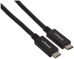 StarTech.com USB C to UCB C Cable - 0.5m - Short - M/M - USB 3.1 (10Gbps) - USB C Charging Cable - USB Type C Cable - USB-C to USB-C Cable (USB31CC50CM)