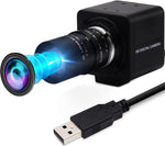 IFWATER 260fps USB Camera 1080P 5-50mm Zoom Manual Focus Lens, 2MP USB Camera with CMOS OV4689 Sensor USB Webcam for Raspberry Pi Windows Mac USB Webcam Close-up Monitoring Varifocal Camera
