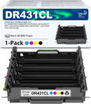 SAOUOT 1-Pack Color High Yield DR431CL Drum Unit: Compatible DR-431CL Drum Unit (Toner Not Include) Replacement for HL L8360CDW L9310CDWT L9310CDWTT; DCP L8410CDW; MFC L9570CDWT Printer Drum Unit