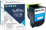 LCL Remanufctured Toner Cartridge Replacement for Lexmark 71B0020 71B10C0 CS317dn CS317 CS317dn CX317 CX317dn CS417 CS417dn CX417 CX417de CS517 CS517de CX517 CX517de (1-Pack Cyan) Toner