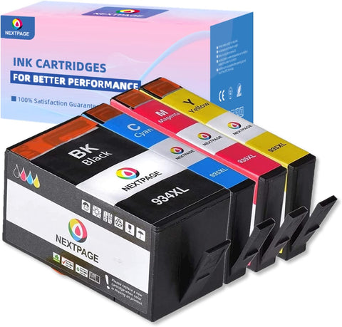 NEXTPAGE Compatible 934 935 Ink cartridges Replacement for HP 934XL 935XL Work with HP Officejet Pro 6830 6230 6815 6835 6812 6820 6220 Printers