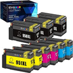 E-Z Ink Pro Compatible Ink Cartridge Replacement for HP 950XL 951XL 950 XL 951 XL to use with OfficeJet Pro 8610 8600 8615 8620 8625 8100 276dw 251dw (3 Black, 2 Cyan, 2 Magenta, 2 Yellow)