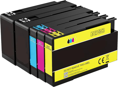 HEWHITE Black Ink Cartridge Pack for 952XL Ink