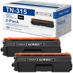 TN315 Toner TN-315BK : 2 Pack Mastertoner Replacement for Brother TN-315 Toner Cartridges HL-4150CDN 4140CW 4570CDW 4570CDWT MFC-9640CDN 9650CDW 9970CDW Printer, Black