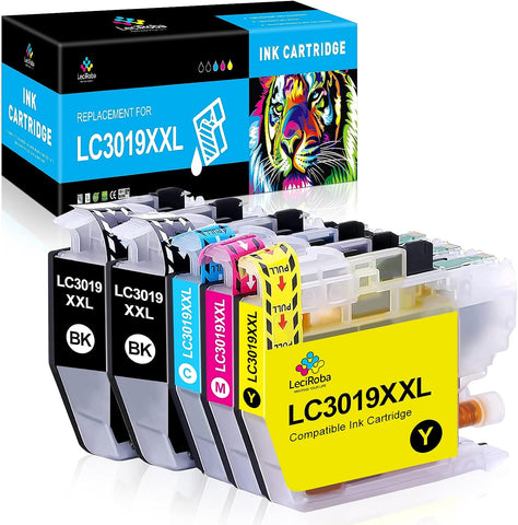 LeciRoba Compatible LC3019 XXL Ink Cartridges High Yield Replacement for Brother LC3019 Ink Cartridge for MFC-J5330DW MFC-J6930DW MFC-J6530DW MFC-J6730DW MFC-J5335DW Printer (5 Combo Pack)