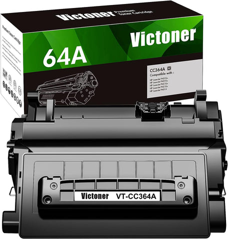 64A CC364A Toner Cartridge 1-Pack Compatible Replacement for HP 64A Black Toner Cartridge for Laserjet P4014n P4014dn P4015n P4015dn P4015tn P4015x P4515n P4515x P4014 P4015 P4515 Series Printer