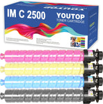 YOUTOP 4PK 842307 842308 842309 842310 Toner Cartridge Compatible for IM C2000 IM C2500 Lanier IM C2000 IM C2500 Savin IM C2000 IM C2500