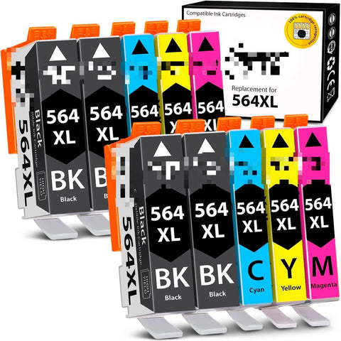 GSGSC Ink cartridges Replacement for 564 Printer Ink