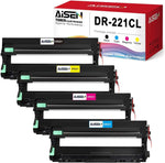 AISEN (NO Toner) Compatible Drum Unit Replacement for Brother DR221 DR221CL DR-221CL Drum Unit Used in Brother HL-3140CW HL-3170CDW HL-3180CDW HL-3150CDN MFC-9130CW MFC-9330CDW Printer (4 Pack)