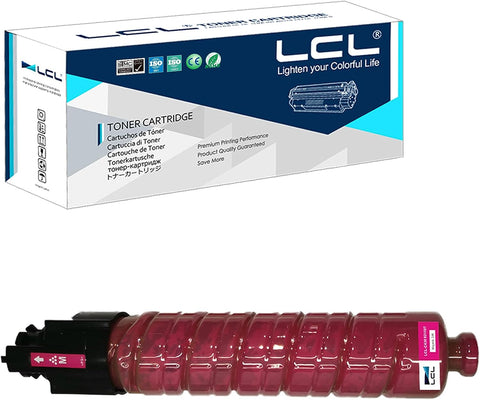 LCL Compatible Toner Cartridge Replacement for Ricoh 821107 821072 CLP37A LP137CA SP C440DN SP C430DN SP C430 SP C431DN SP C441DN High Yield C430 C430DN C431DN C431DN-HS C431DNHT (1-Pack Magenta)