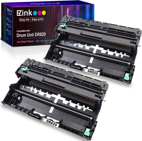 E-Z Ink (TM Compatible Drum Unit Replacement for Brother DR 820 DR820 DR-820 Compatible with MFC-L5900DW HL-L6200DW HL-L5100DN MFC-L5800DW MFC-L5700DW HL-L5200DWT MFC-L6700DW HL-L5200DW (2 Drum Unit)