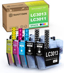 S SMARTOMNI LC3013 LC3011 Compatible Ink Cartridge Replacement for Brother LC 3013 LC 3011 Ink Cartridge for Brother MFC-J497DW MFC-J690DW MFC-J895DW MFC-J491DW Color 5-Pack Set (2KCMY)