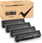 v4ink Compatible Toner Cartridge Replacement for Canon 137 CRG137 for Canon imageCLASS MF212w MF216N MF227DW MF229DW MF232w MF236N MF244dw LBP151dw D570 MF210 MF220 MF230 MF240 Series Printer (4Packs)