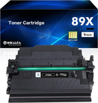 CF289X 89X Black Toner Cartridge (with Chip) Compatible Replacement for HP 89X CF289X CF289A 89A for Enterprise M507 M507n M507dn M507x MFP M528dn M528f M528c M528z M528 Series Printer (Black 1-Pack)