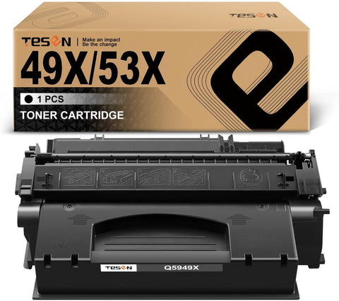 TESEN 49X Q5949X Compatible Toner Cartridge Replacement for HP 49X Q5949X High Yield for HP 1320 1320n P2015 P2015n P2015dn 3390 3392 1160 P2014 M2727nf Printer 1 Pack