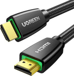 UGREEN 4K HDMI Cable 10FT Braided High Speed 18Gbps HDMI Cord with Ethernet Support 4K 60Hz 2160P 1080P 3D ARC Compatible with UHD TV Monitor Computer Xbox 360 PS5 PS4 Blu-ray and More