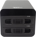 Sans Digital MobileRAID MR2UT6G 2-Bay RAID HDD Enclosure USB 3.1 GEN2/TYPE-C to SATA/RAID 0/1/JBOD