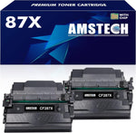 87X Toner Cartridge 2-Pack High Yield Compatible Replacement for HP 87X CF287X 87A CF287A Toner Cartridge for HP Enterprise M506 M506dn M506n M506x M501 M501dn MFP M527 M527dn M527f Printer Black