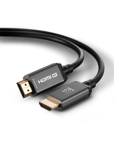 VIVIFY Fiber Optic HDMI Extra Long CL2 Cable 50ft 8K 60Hz HDMI 2.1 Xenos W35 Compatible with MacBook Pro PS5 Xbox Series X Apple TV