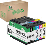 Supricolor 950XL 951XL Ink Cartridges High Yield, Replacement 950 951 Inks Works with OfficeJet Pro 8600 8610 8620 8630 8660 8640 8615 8625 276DW 251DW 271DW Printers 1 Set (BK/C/M/Y)