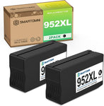 S SMARTOMNI 952XL Ink Cartridges Black Combo Pack with Upgraded Chip Replacement for HP 952 XL Ink Cartridge for HP Officejet Pro 8710 7740 8210 7720 8720 8200 7730 8715 8725 8745 8747 8736 (2 Pack)