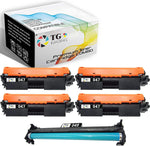 TG Imaging (Toner + Drum) Replacement for Canon 047 Toner Cartridge and Drum Unit Combo Set Canon047 Work for i-SENSYS CRG047 CRG 047 LBP113w LBP112 MF112 MF113w Toner Printer