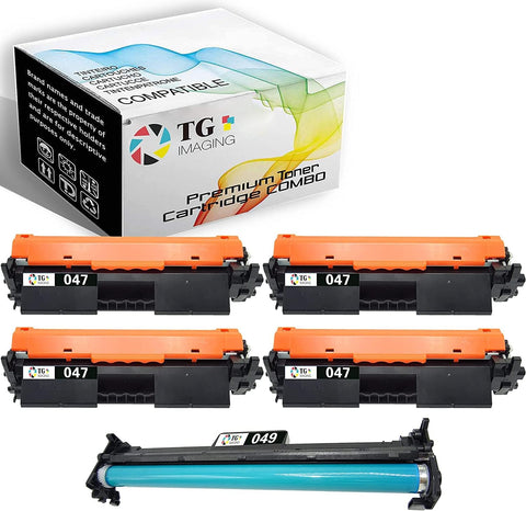 TG Imaging (Toner + Drum) Replacement for Canon 047 Toner Cartridge and Drum Unit Combo Set Canon047 Work for i-SENSYS CRG047 CRG 047 LBP113w LBP112 MF112 MF113w Toner Printer