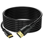 Jorenca 4K HDMI Cable 25FT (HDMI 2.0,18Gbps) Ultra High Speed Gold Plated Connectors,Ethernet Audio Return,Video 4K,FullHD1080p 3D Compatible with Xbox Playstation Arc PS3 PS4 PS9 PC HDTV