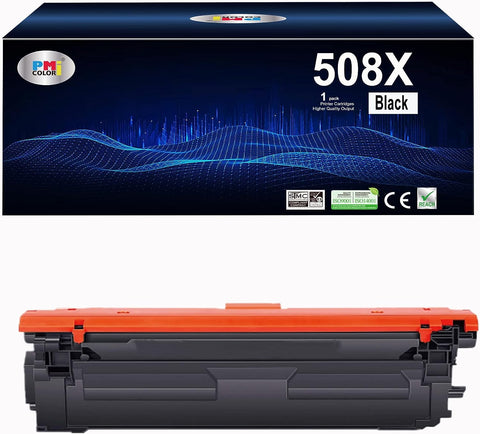 508A 508X Black High-Yield Toner Cartridge CF360X Replacement for Laserjet Enterprise M552, M553, Color Laserjet Enterprise MFP M577 Series