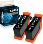 Transpex 53606 Compatible Ink Cartridge Replacement for Primera 53604 Black Ink Used for Primera Bravo 4100 Series Printers (2 Pack)