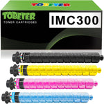 ToBeter Compatible IMC300 IMC400 Toner Cartridge Set Replacement for Ricoh IM C300 C400 842378 842379 842380 842381 Use for Lanier Savin IM C300F C400F C400SF (Black, Cyan, Magenta, Yellow, 4-Pack)