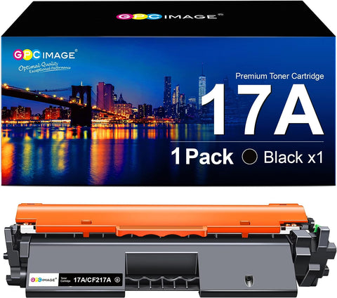 GPC Image Compatible Toner Cartridge Replacement for HP 17A CF217A Toner Compatible with Laserjet Pro M102w M130nw M130fw M130fn M102a M130a Laserjet Pro MFP M130 M102 Series Printer Tray (1 Black)