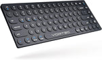Vortec Bluetooth Keyboard for iPad, iPhone, Android, Apple, Windows – Streamlined, Compact Multi Device Keyboard – Ergonomic Bluetooth Wireless Keyboard for Mac, PC – Computer Keyboard Bluetooth