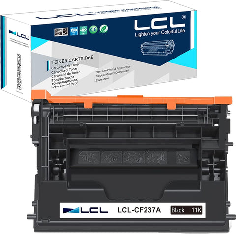 LCL Compatible Toner Cartridge Replacement for HP 37A CF237A M607n M607dn M608x M609dn M631 M632 M633 M608dn M608n M609dh M609x M631h M631z M632fht M632h M632z M633fh MFP M633z M631dn (1-Pack Black)