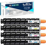 LCL Compatible Toner Cartridge Replacement for Canon GPR-36 GPR36 3782B003AA 3783B003AA 3784B003AA 3785B003AA C2020 C2225i C2030 C2220 C2225 C2230 C2025i (4-Pack Black Cyan Magenta Yellow)