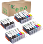 Supricolor Compatible PGI-270XL CLI-271XL Ink Cartridges, Replacement 270 271 Ink Cartridge for Use with Pixma MG7720 TS8020 TS9020 Printers - 3 Sets + 3 PGBK W/Gray (6PGBK 3Bk 3C 3M 3Y 3GY)