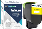 LCL Compatible Toner Cartridge Replacement for Lexmark 24B6010 3000 Pages XC2130 XC2132 (1-Pack Yellow)