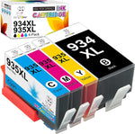 MS DEER 934 and 935 Ink Cartridges Combo Pack Compatible for HP 934XL 935XL High-Yield Work with HP Officejet Pro 6830 6835 6230 Officejet 6812 6815 6820 (1 Black, 1 Cyan, 1 Magenta, 1 Yellow) 4 Pack