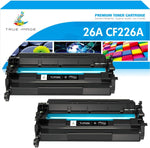 TRUE IMAGE CF226A 26A Compatible Toner Cartridge Replacement for HP 26A CF226A 26X CF226X Pro M402n M402dn M426 M402d M402dw Laser Jet MFP M426fdw M426fdn M402 M426dw Printer Ink (Black, 2-Pack)