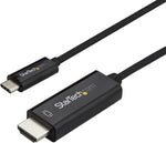 StarTech.com 10ft (3m) USB C to HDMI Cable - 4K 60Hz USB Type C to HDMI 2.0 Video Adapter Cable - Thunderbolt 3 Compatible - Laptop to HDMI Monitor/Display - DP 1.2 Alt Mode HBR2 - Black (CDP2HD3MBNL)