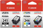 Canon PG-245 XL / CL-246 XL Amazon Pack