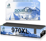 DOUBLE D 970XL Black Compatible Replacement for HP 970 970XL Ink Cartridge,Work with Officejet Pro X576dw X451dn X451dw X476dw X476dn X551dw Printers (1xBlack)