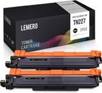 LEMERO Compatible Toner Cartridge Replacement for Brother TN227 TN223 TN227bk High Yield for MFC-L3770CDW HL-L3270CDW HL-L3230CDW HL-L3290CDW HL-L3210CW MFC-L3710CW MFC-L3750CDW Printer (2 Black)