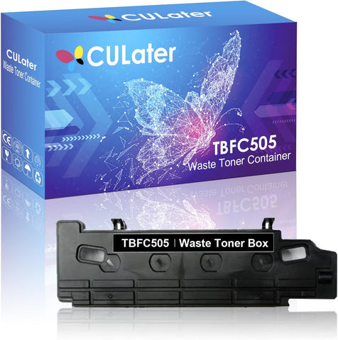 CULater TB-FC505 Compatible Waste Toner Box Replacement for TBFC505 Waste Toner Container for 2515AC 2555C 3015AC 3055C 3515AC 3555C 4515AC 4555C 5015AC 5055C Printers (1 Pack)